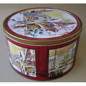 Popcorn Tin Can   10 1/2 inches tall x 6 1/8 inches in diameter   TIN 