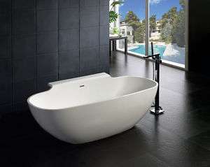 Luxury Solid Surface Contemporary Modern Bathtub 70.9  