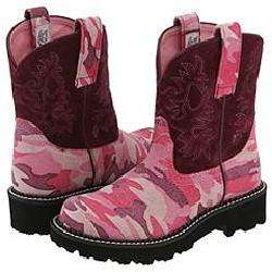 Ariat Fatbaby Pink Camo Boots   Size 6.5 B  
