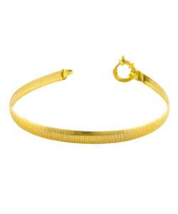 14k Yellow Gold Omega Bracelet  