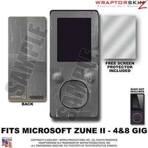 Zune 2 Skin Duct Tape WraptorSkinz TM Kit fits Zune 2 (4&8gig player 