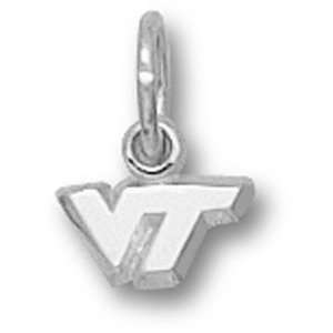   Virginia Tech University VT 1/4 Pendant (Silver)