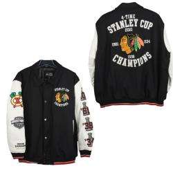 Chicago Blackhawks Stanley Cup Champions Commemorative Varsity Jacket 