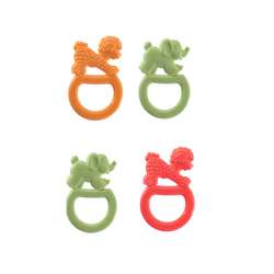   Vanilla Flavored Natural Teether Rings (Pack of 4)  