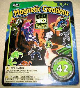 NEW BEN 10   42 PC MAGNETIC CREATIONS PLAYSET  