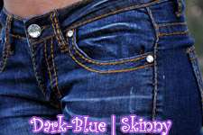 LA Idol jeans SZ 0 15 DARK BLUE New model BOOTCUT FAST SHIPPING 667LP 