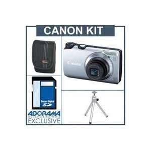  Canon PowerShot A3300 Digital Camera Kit with 4GB SD 