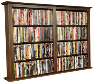 White 1026 CD/DVD Wall Mount Media Storage Rack/Shelf  