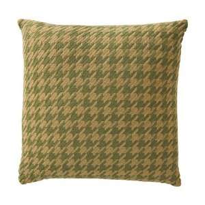  Green Brown Sweater Material Accent Pillow