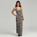 Calvin Klein Womens Khaki/ Black Striped Dress Today $ 
