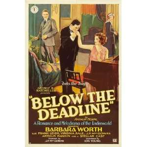 Below the Deadline Movie Poster (11 x 17 Inches   28cm x 44cm) (1946 