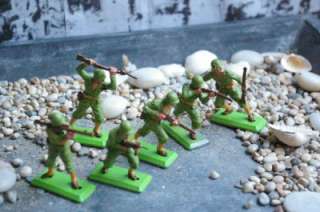 BRITAINS DEETAIL WWII US Army Range Second Series 6figs  