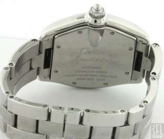 CARTIER ROADSTER STAINLESS STEEL LARGE AUTOMATIC MENS WATCH  