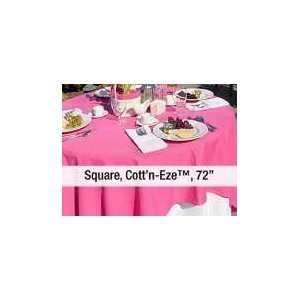  Cottn Eze 72in Square Linen Tablecloth   1 PK of 2