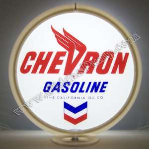 CHEVRON GASOLINE GAS PUMP GLOBE   