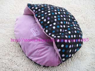 NEW Sweet Half Covered Pet Dog Cat Bed Sleeping Bag Soft&Warm Dog 