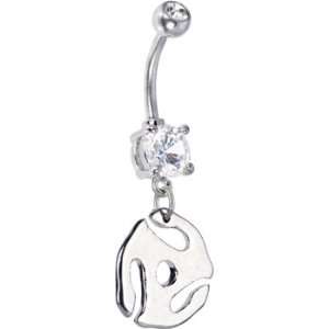  Crystalline Double Gem 45 Rpm Spacer Belly Ring Jewelry