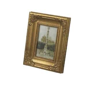  Antique Gold Frame With Special Woodgrain Back and 2 Way Easel Wood 
