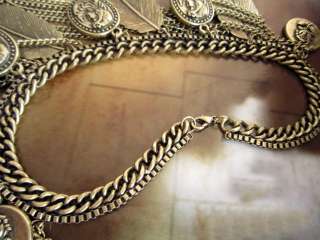 1pcs Figure Leaf Purl Vintage Necklace Coat Chain X55 FREE SHIP  