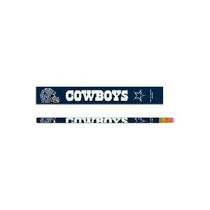  Dallas Cowboys Pencil 6 pack   NFL licensed Sports 