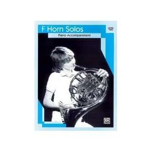  Alfred 00 EL03133 French Horn Solos   Music Book Musical 