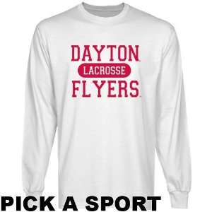   Flyers White Custom Sport Long Sleeve T shirt  