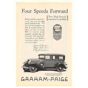   1928 Graham Paige Model 614 5 Passenger Sedan Print Ad