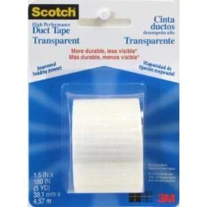  3M Scotch Transparent High Performance Duct Tape #2105 CD 