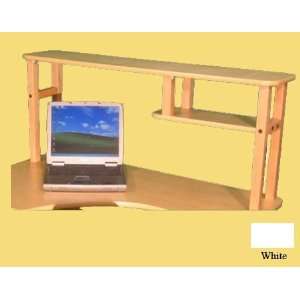  Wild Zoo Hutch for Single Station Desk   maple / white 