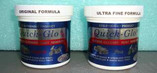 QUICK GLO CHROME CLEANER BOTH ORG & ULTRA BIKES CYCLES  