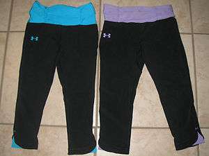 NWT WOMEN UNDER ARMOUR HEAT GEAR COMPRESSION SHATTER II CAPRIS SELECT 