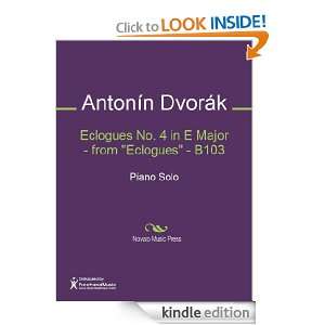   Eclogues   B103 Sheet Music Antonin Dvorak  Kindle Store