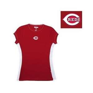  Cincinnati Reds Womens Flash T shirt by Antigua Sport 