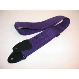  LM Products Adjustable 2 Guitar Strap   Purple Musical 