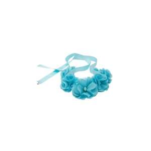  Handmade Flower Necklace   Blue Jewelry