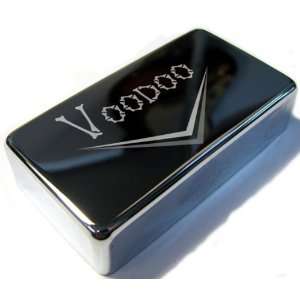    Voodoo Chrome Engraved Humbucker Cover Musical Instruments