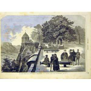  Fortress Koenigstein Platform Canon French Print 1868 