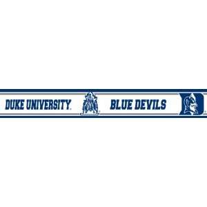  Duke Blue Devils Licensed Wallpaper Border