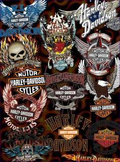   TEMPORARY TATTOOS * 12 PCS * COLLECTION SET LOT MOTORCYCLE BIKER