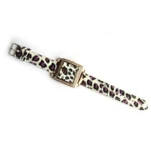   Watch Leopard Pattern Leather Band Wrist Watches  Sports