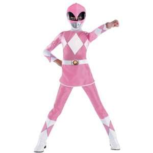   Girls Pink Deluxe Power Ranger Costume Size Medium Toys & Games
