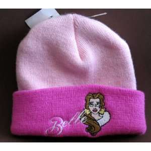  Disney Beauty and The Beast   Pink BELLE KNIT HAT   Size 4 