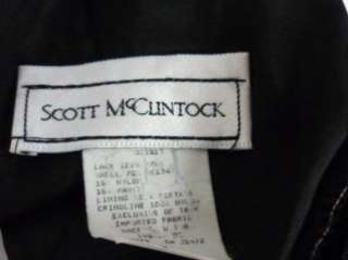 Scott McClintock Velvet Lace Sequin Party Dress Black 4  
