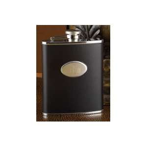  Personalized Black Flasks in 2 Sizes 
