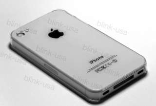   jacket ultra thin crystal clear hard plastic case for iphone 4 4g 4s