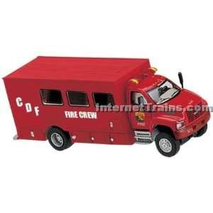   GMC Topkick 2 Axle Fire Crew Transport Truck   CDF/Red Toys & Games