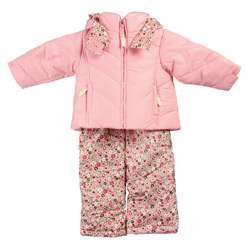 Oshkosh Infant Girls Pink Snowsuit  