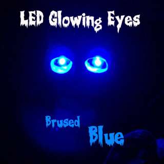 LED GLOWING EYES HALLOWEEN BLUE 5MM 9 VOLT WIDE ANGLE  