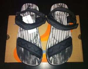 Speedo Men Sandals Flip Flops Black Size 8 40.5 New With Box  