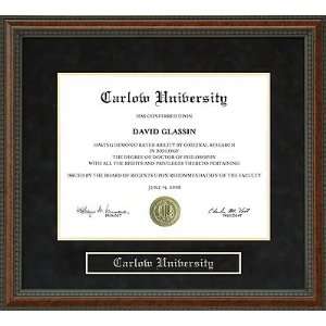 Carlow University Diploma Frame 